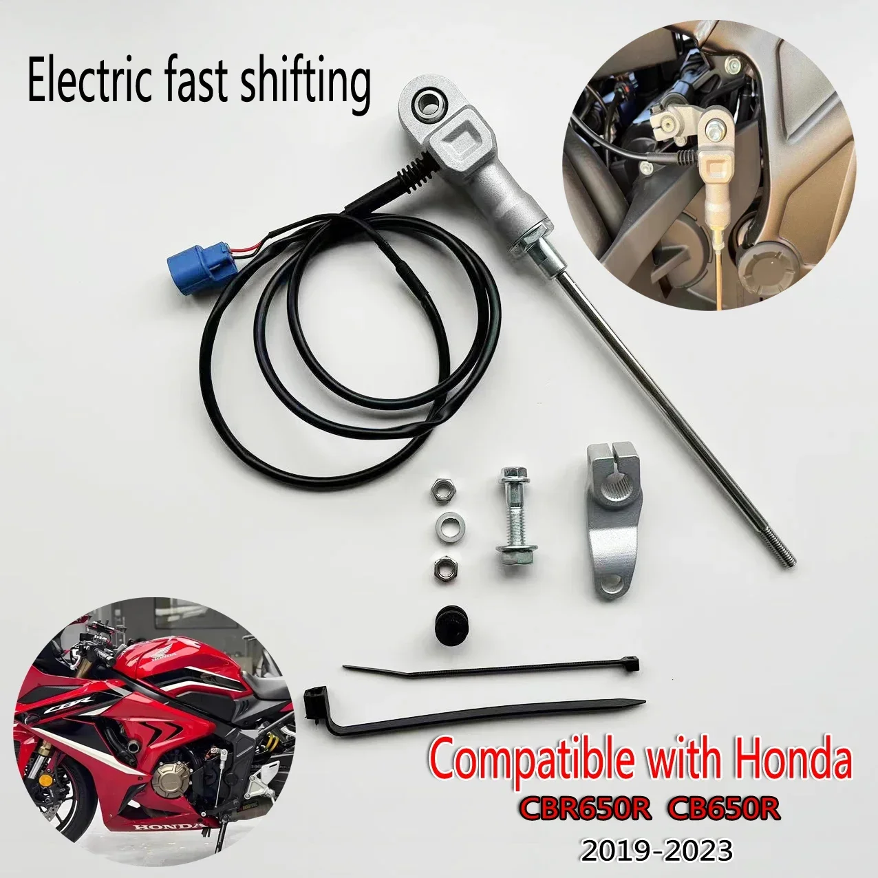 

FOR Honda CB650R CBR650R CBR650R 2019 2020 2021 2022 2023 One-way Quick Shift Lever Gear Shifter and Quick Transmission