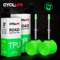 CYCLAMI 26 Grams Ultralight Bike Inner Tube 700C 18 25 28C Road Bicycle Tire TPU Material French Valve Super Light Cycling