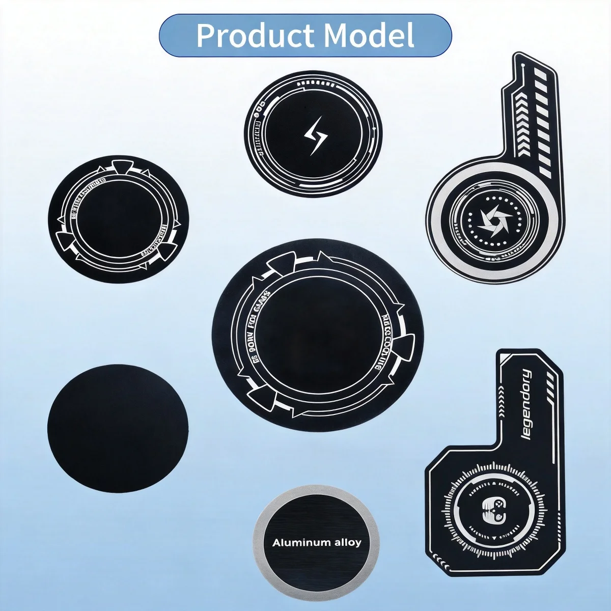 Magnetic Semiconductor Cooling Plate Heat Sink Expend for Cooling Fans Gaming Cell Phone Cooler Radiator Radiating Sticker