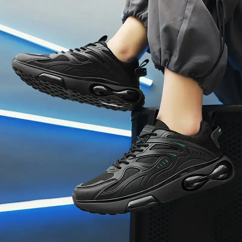 Zapatillas deportivas de alta calidad para hombre, zapatos informales cómodos y transpirables, a la moda, para correr al aire libre, novedad de 2024