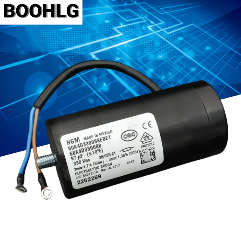 

1PCS NGM 330V 97uF 330VAC starting capacitor 60A4D330088EBET