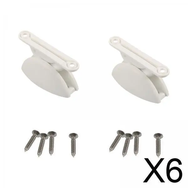 

Semicircle Shape Nylon Door Stop Retainer Holder Kit Easy Install for RV Boat Trailer Car Applications