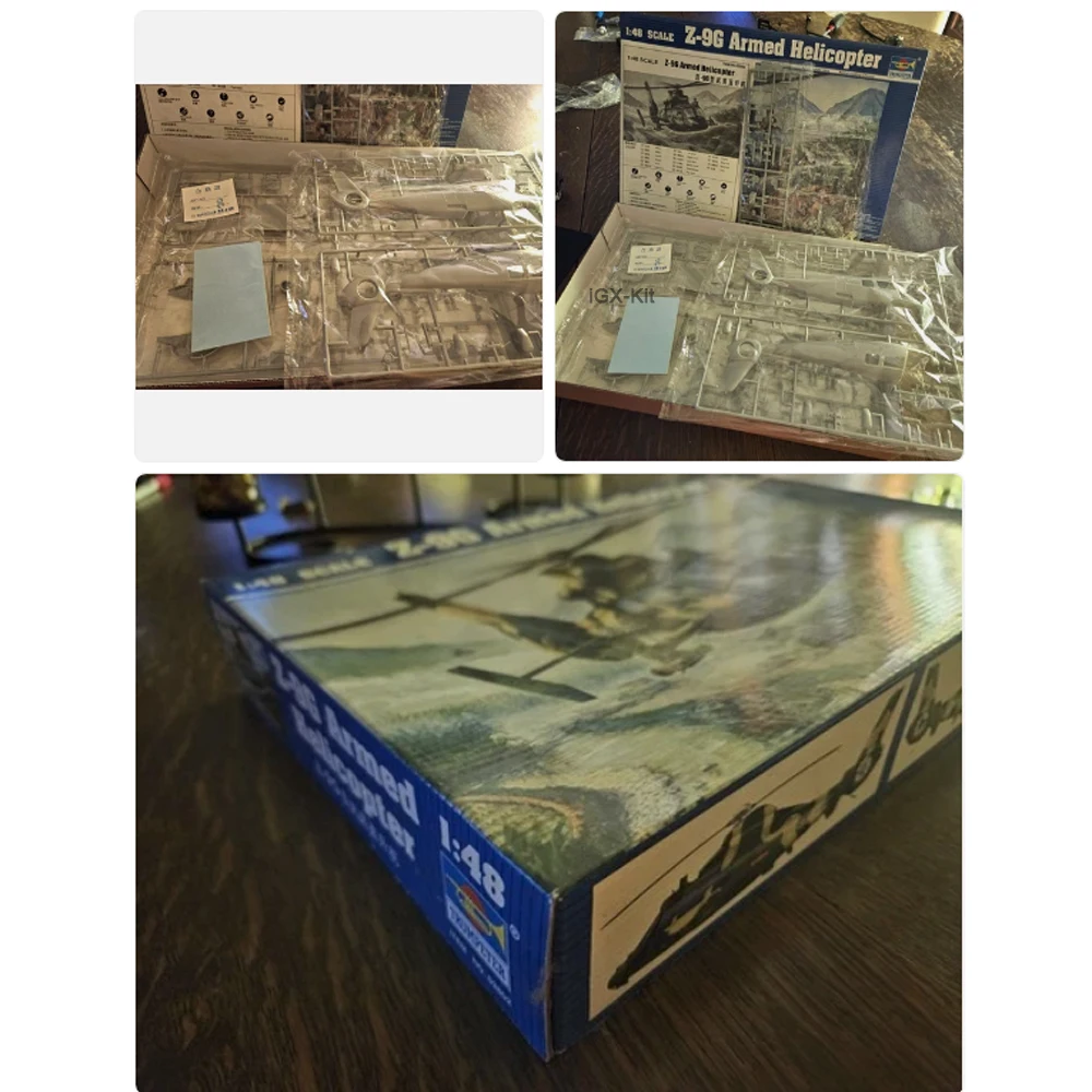 

Trumpeter 02802 Масштабная модель 1/48 вооруженного вертолета PLAAF Z9 Z-9G, пластиковый сборный конструктор для демонстрации