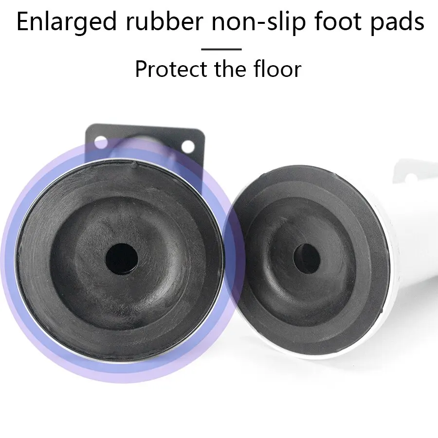 2-Piece Set of Adjustable Furniture Legs, Multifunctional Telescopic Legs with Rubber Base, Non-Slip and Durable, Suitable for Various Cabinets, Sofas, Computer Desks, Beds, and DIY Furniture, Heavy-D image 2