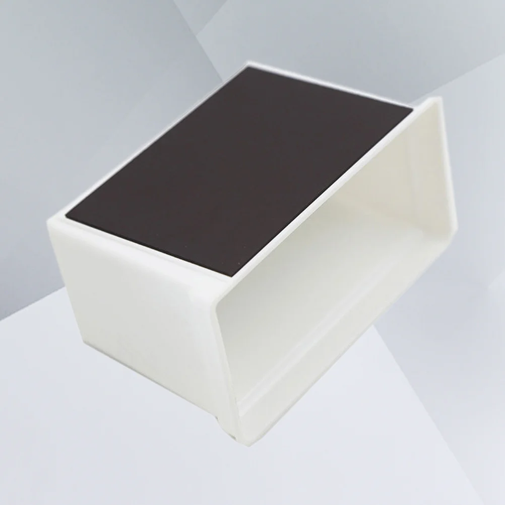 

Chalk Drawer Magnetic Storage Box White Resin Organizer for Blackboard Pens Markers Dry Erasers Office School Home Use