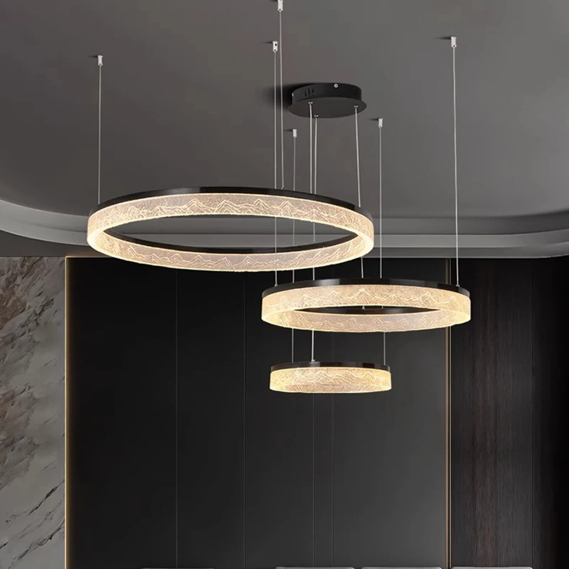 

Modern home decor ring led lights pendant light lamps for living room Chandeliers for dining room hanging light indoor lighting