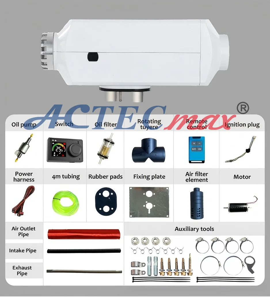 12 فولت 5KW سخان التوقف الديزل AC.157.072 المحمولة الديزل المبرد سخان 24 فولت قافلة شاحنة RV سيارة تخييم نظام تكييف الهواء #3