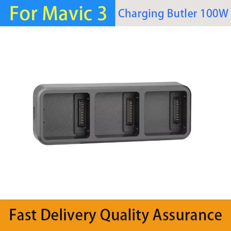 DJI Mavic3 Original 100W Battery Charging Center Three Slot Intelligent Charger, Suitable For Mavic3 Replacement Parts
