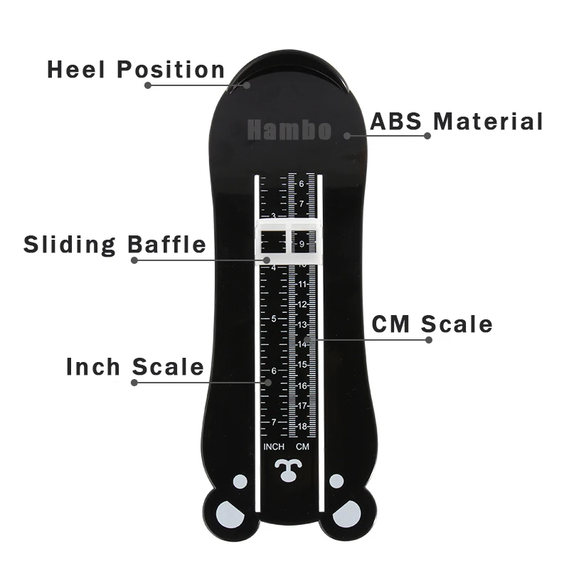 Kid Infant Foot Measure Gauge Shoes Size Measuring Ruler Tool Baby Child Shoe Toddler Infant Shoes Fittings Gauge Foot Measure