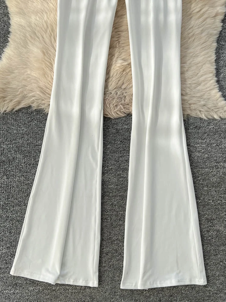 Foamlina feminino sexy decote em v profundo manga longa macacão cor sólida cintura alta criss cross ruched magro bodycon uma peça macacão