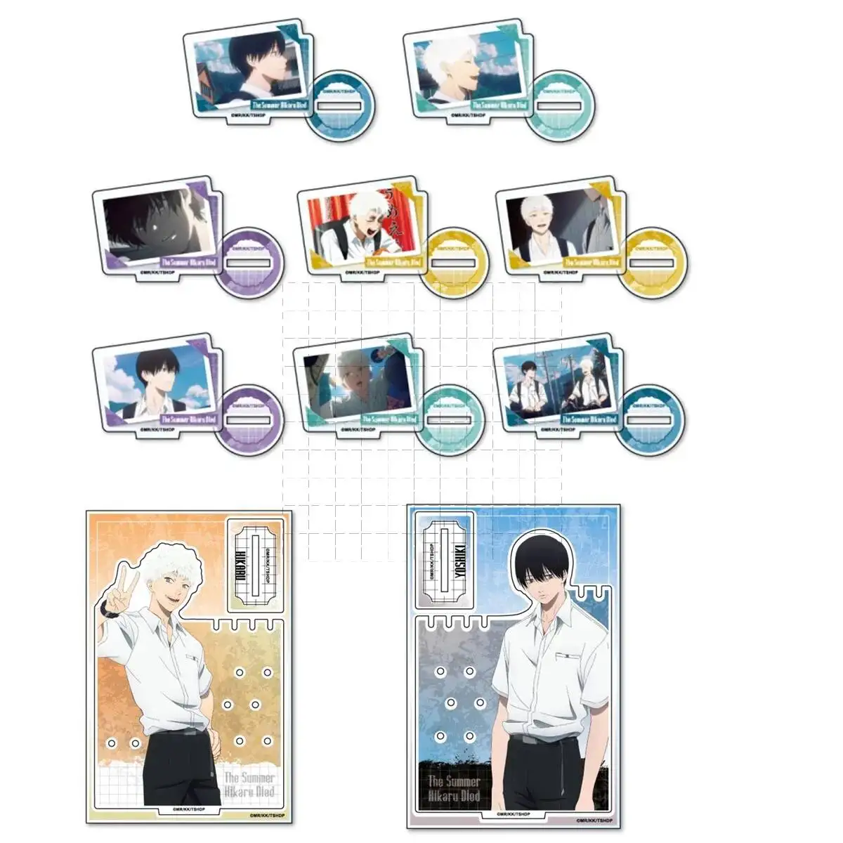 

The Summer Hikaru Died Yoshiki Anime Tsujinaka Stand Figure Acrylic Model Plate Collection Desktop Decor