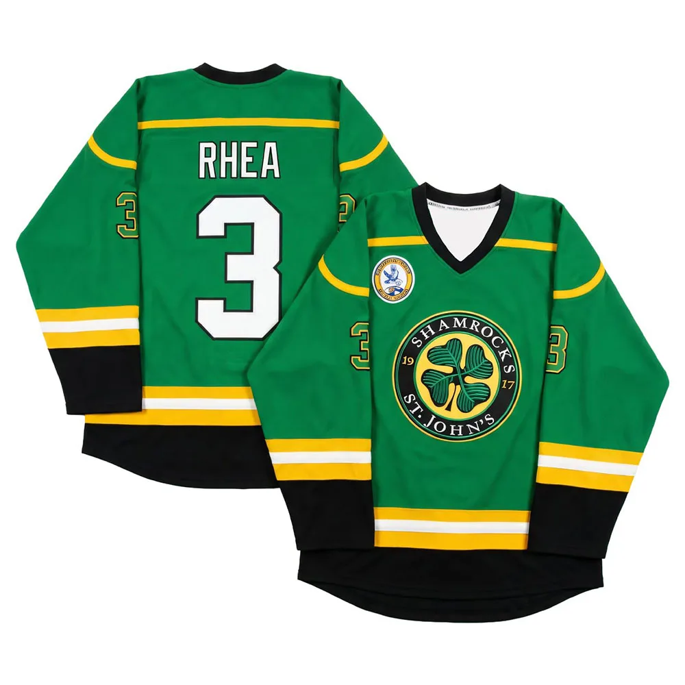 Classic Green Hockey Jersey Long‑Sleeve Print Shirt Unisex Sport Streetwear Cosplay Tops for Men Women