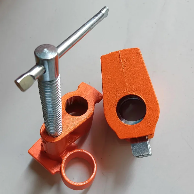 Heavy Duty Pipe Clamp for Woodworking, Wood Gluing, Pipe Fixture, Carpenter Woodworking Tools, 1/2 in, 3/4 in