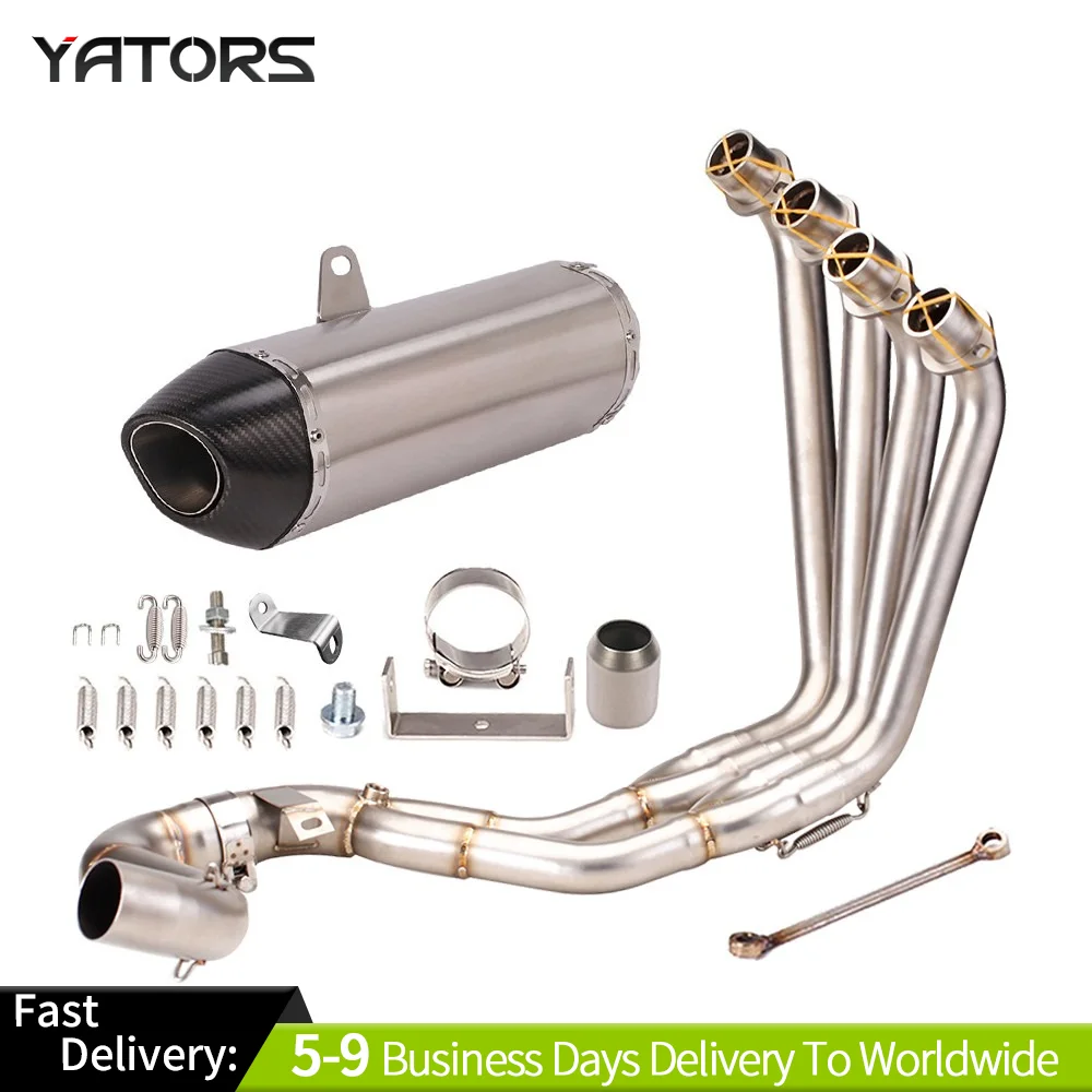 

For Honda CBR650R CBR650F 2014-2021 CB650R CB650F Exhaust Silencers Front Pipe Exhaust Systems Exhausts Pipes