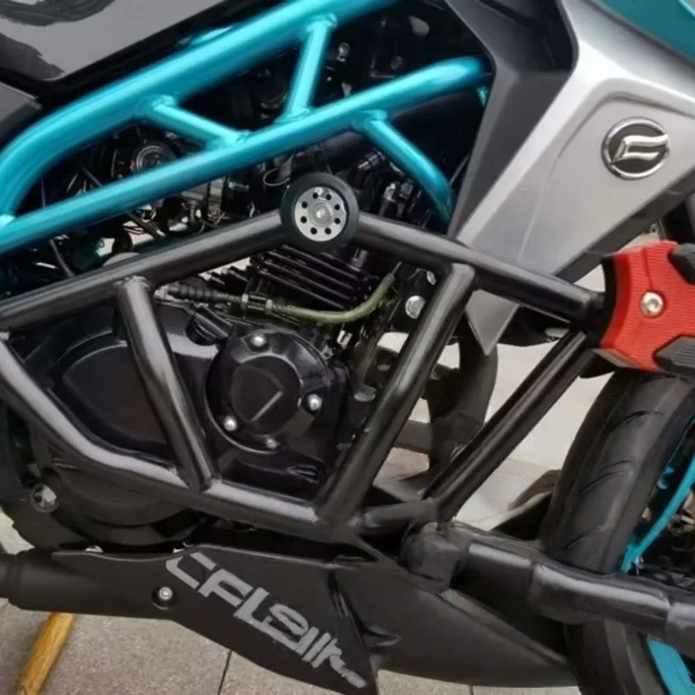 ل CFMOTO 150NK كلمة واحدة مكافحة الإفلات المطاط تعديل المصد الأمامي الحرس بار CF 150 NK NK150 150nk