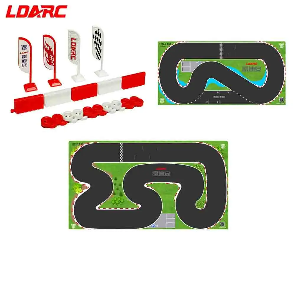 

LDARC Портативный резиновый коврик для гоночной трассы 160x90 мм 120x60 мм 240x120 мм 240x240 мм RC 1/76 1/64 1/58 Мини-автомобильный трековый гоночный аксессуар RC