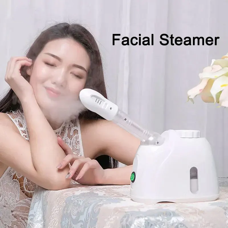 Vaporizador Facial para el hogar, Spa, cuidado de la piel, blanqueamiento, humidificador de niebla cálida para el rostro, pulverizador de limpieza profunda, dispositivo de belleza para el cuidado de la piel