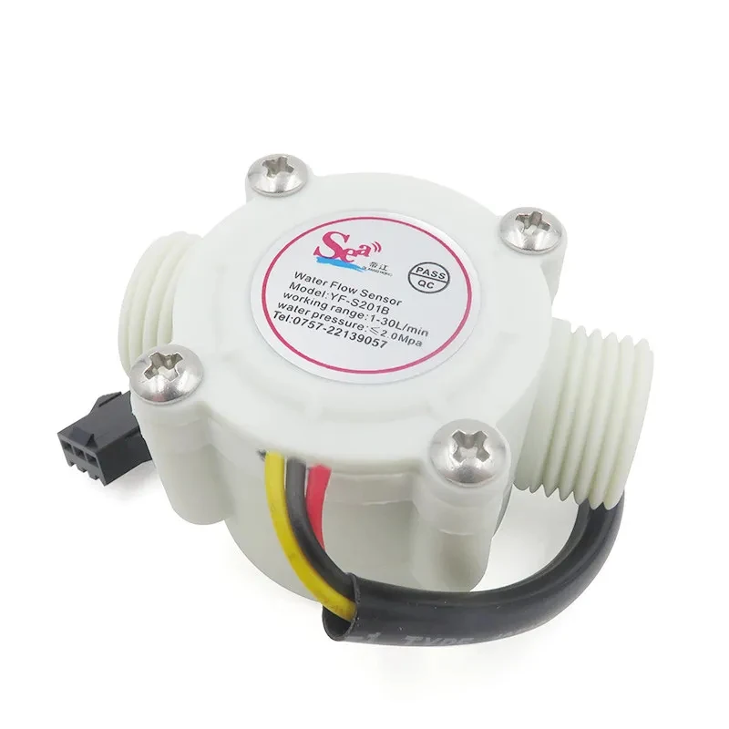 4-Point Pipe Meter, Flow Sensor For Heaters, Card Reader, Water Vending Machine, DN15 S201B