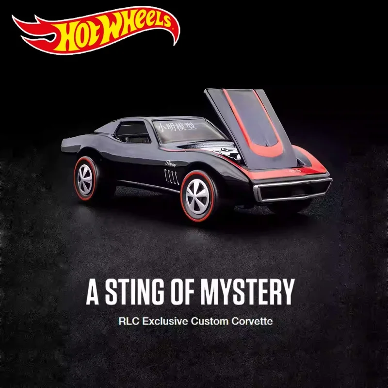 New Genuine Hot Wheels Rlc 1/64 Chevy Custom Corvette Simulation Alloy Car Model Toy Collectibles In Stock