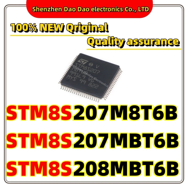 STM8S207M8T6B STM8S207MBT6B STM8S208MBT6B LQFP-80 Microcontroller MCU chip new original