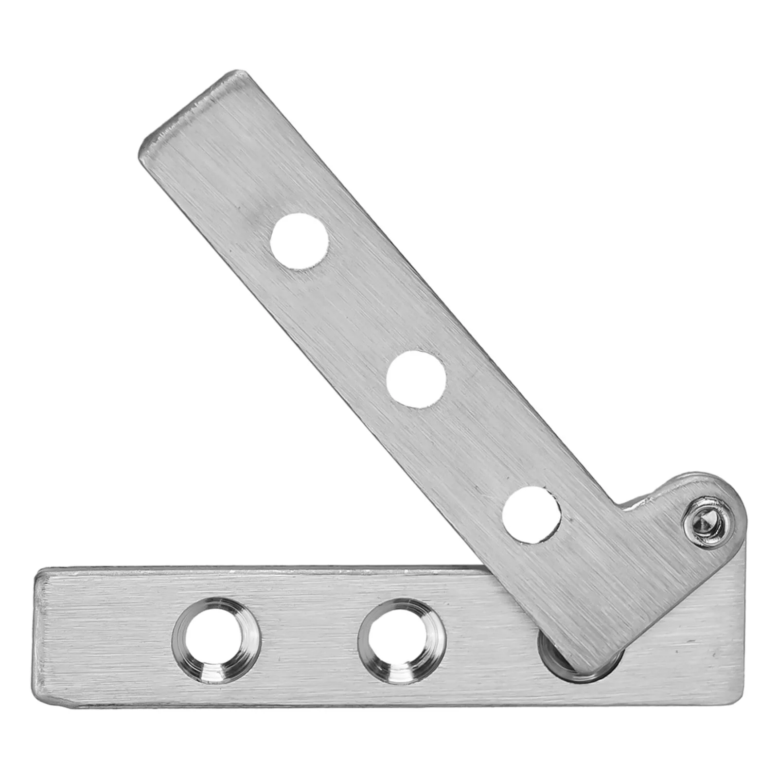 

Silver Tone Rotating Door Pivot Hinge Stainless Steel Material For Internal Doors And Screens Easy Installation