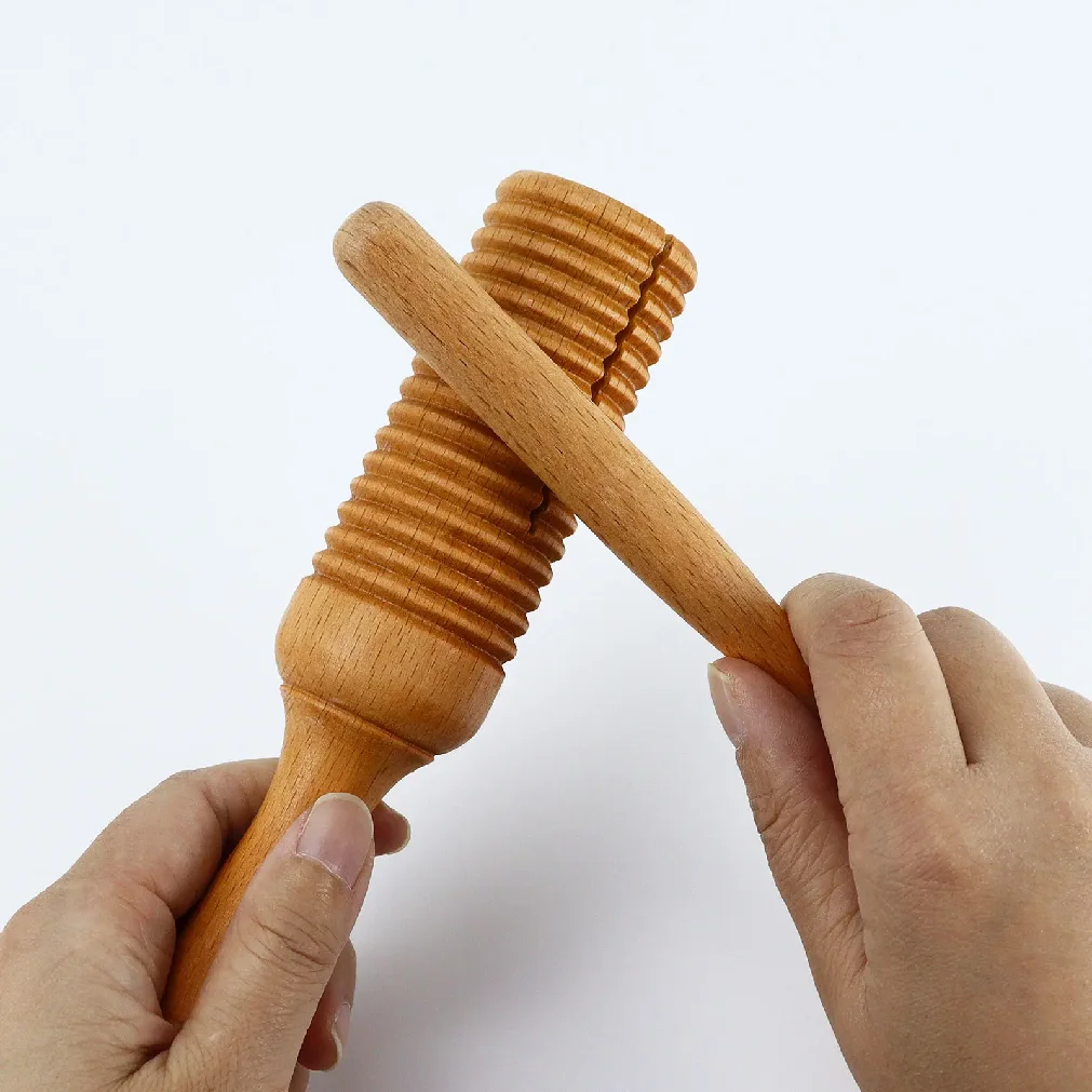 Handmade wooden frog pitch pipe - a pure Orff percussion instrument for soothing croaks. Portable and stress relief tool.