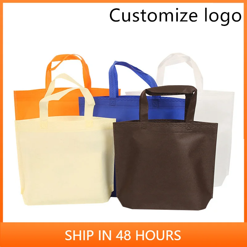 

20 pcs Multi-use gift bag with Handle Shopping Bag Solid Color Non-woven Birthday Party favor DIY Craft Gift Tote Bags