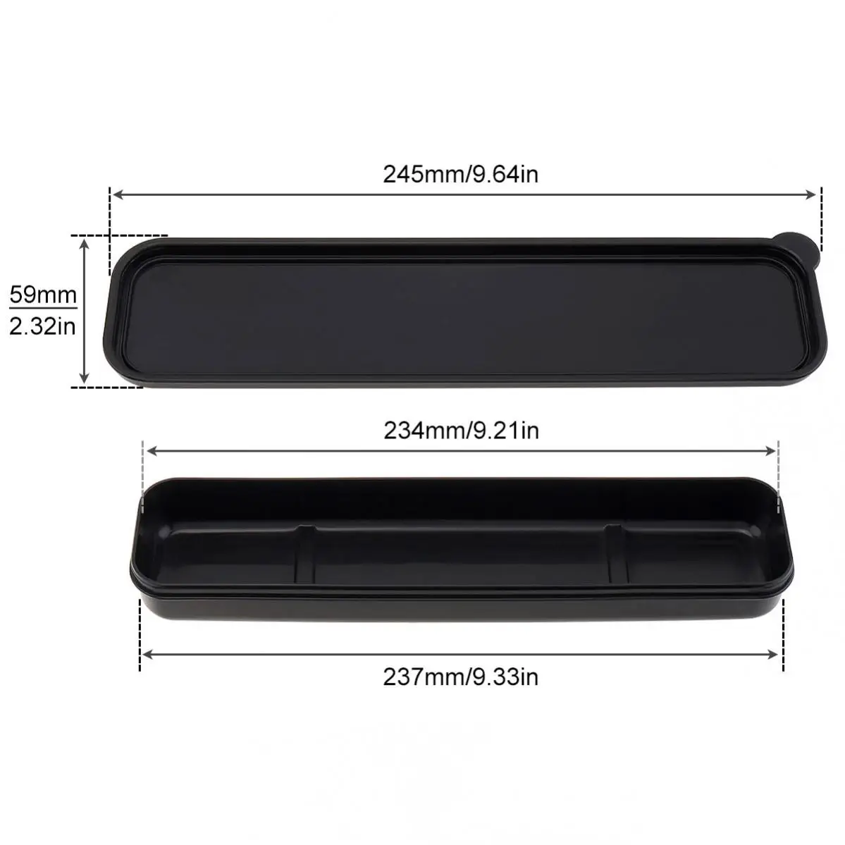 Fashionable Split Type Portable Simple Design PP Tableware Storage Box Resistant Hygiene Tableware