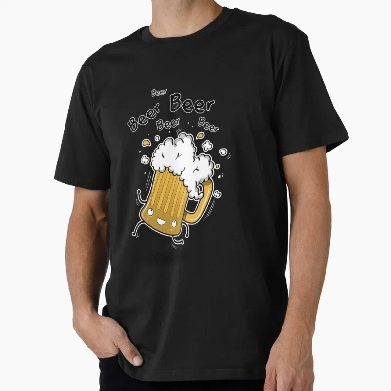 

BEER BEER BEER 0501 Week craft beer lover Gift T shirt 100% cotton O-Neck Short Sleeve Graphic clothes All size tee S-6XL