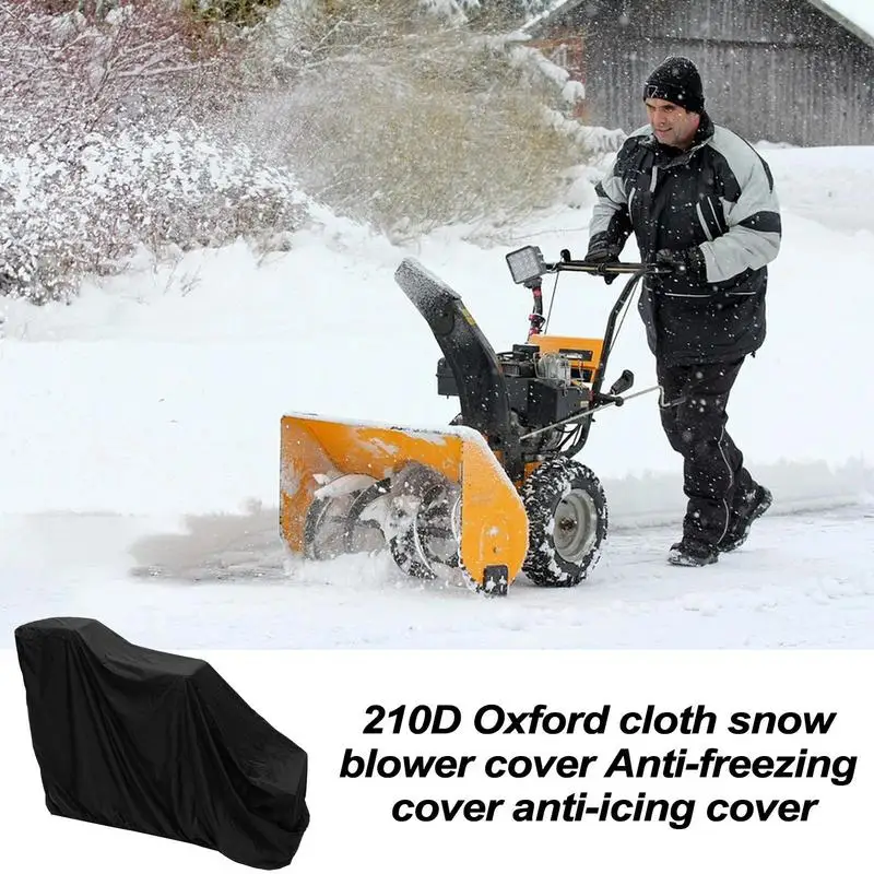 Accesorios para soplador de nieve, cubierta impermeable de tela resistente para todo tipo de clima, protege tu soplador de nieve de la lluvia