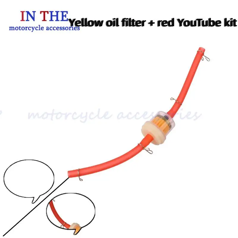 

Scooter Motorcycle Moped Scooter Dirt Bike Universal 6mm ATV Fuel Filter Motorcycle Gasoline Gas Fuel Gasoline Oil Filter
