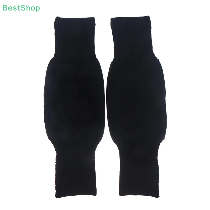 ♥ وسادات ركبة دافئة من الكشمير الشتوي، جوارب صوف سميكة لركوب الدراجات في الهواء الطلق، حماية مشتركة للجنسين ضد البرد