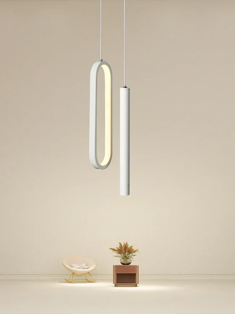 

Nordic Lustre Minimalist LED Chandelier Pendant Lights Living Bedroom Bedside Long Line Lights suspensions luminaire Home lamps