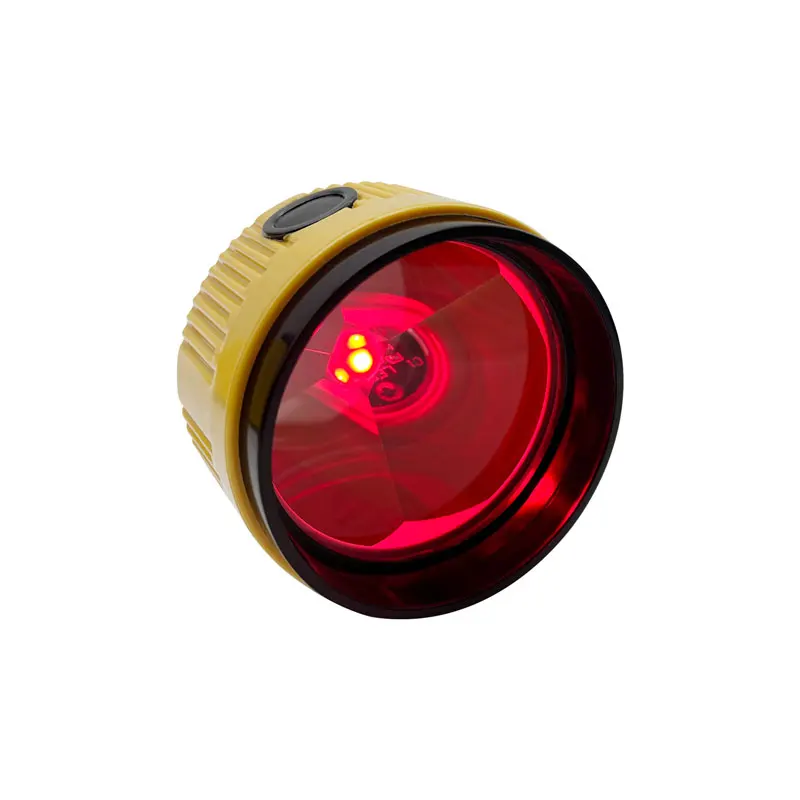 

Yellow LED Light Prism Blinking Strobe Flashing Survey / Surveying For Top Total Station Without Battery