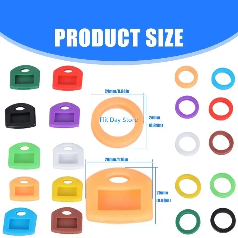 F92C Assorted Caps Идентификаторы обложки для эффективной функции управления ключами в различных цветах быстро легкий доступ
