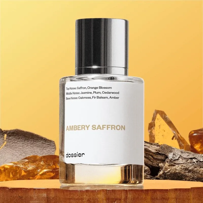 Dossier Ambery Saffron 1.7 Oz Eau de Parfum Spray عطر جديد في الصندوق #1