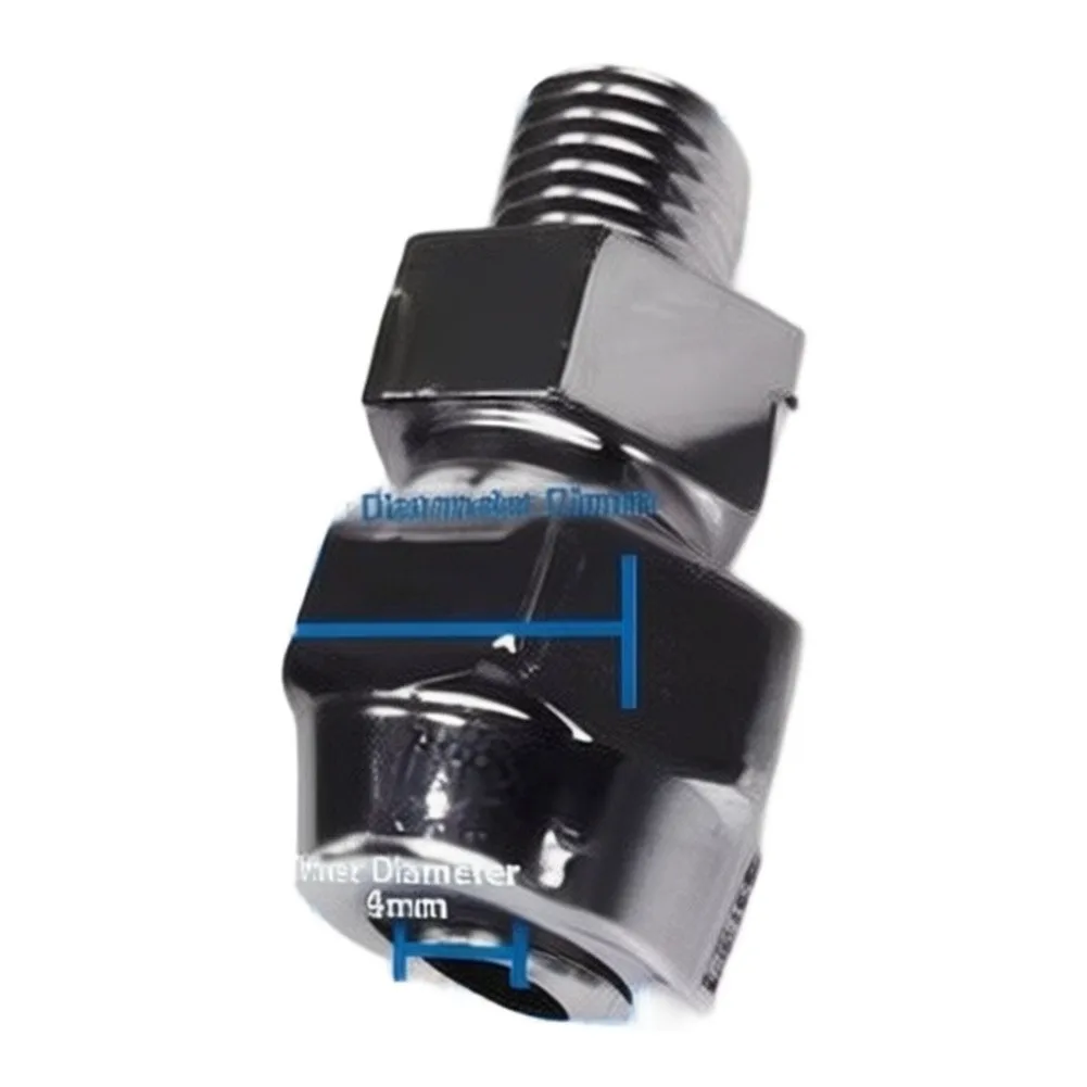Spindle End Water Nozzle 8MM 10MM for CNC Router For Engraving Machine Water Cooling System Metal Hex Nut Design