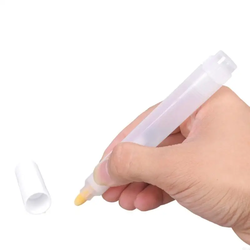 Confezione da 5 pennarelli ricaricabili con punta tonda in nylon da 6,5 ​​mm per artisti, artigiani e appassionati