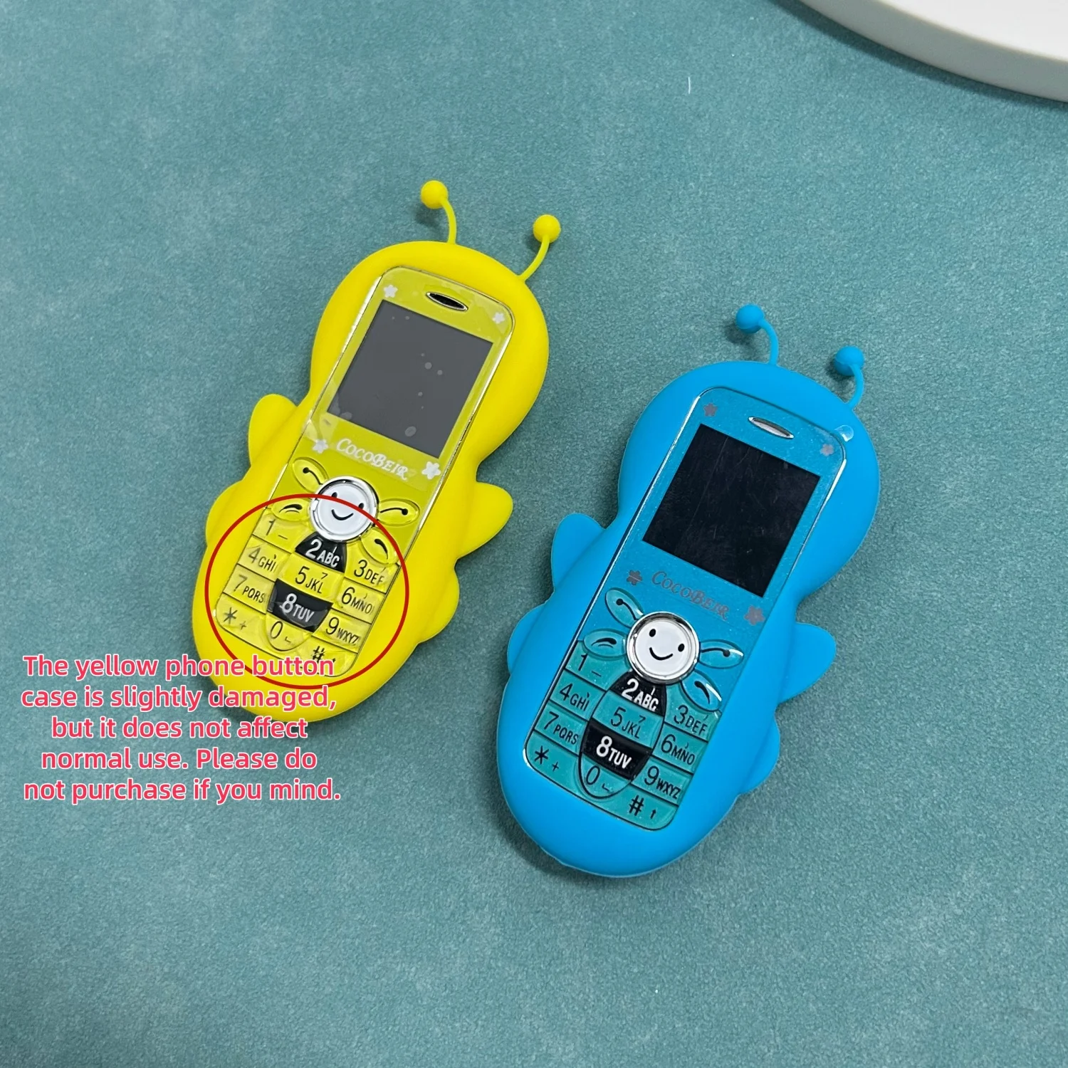 COCOBEIR D666 2G Cute Mini Cellphone Dual SIM Card Camera FM Radio Bluetooth Alarm 1500mAh GSM Mobile Phone Multi-language