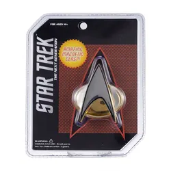 Star Trek Next Generation Costume Magnetic Communicator Badge Pin- Metal Figure Toys