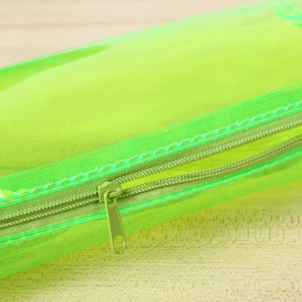 Simple PVC Color Pencil Bag Stationery Storage