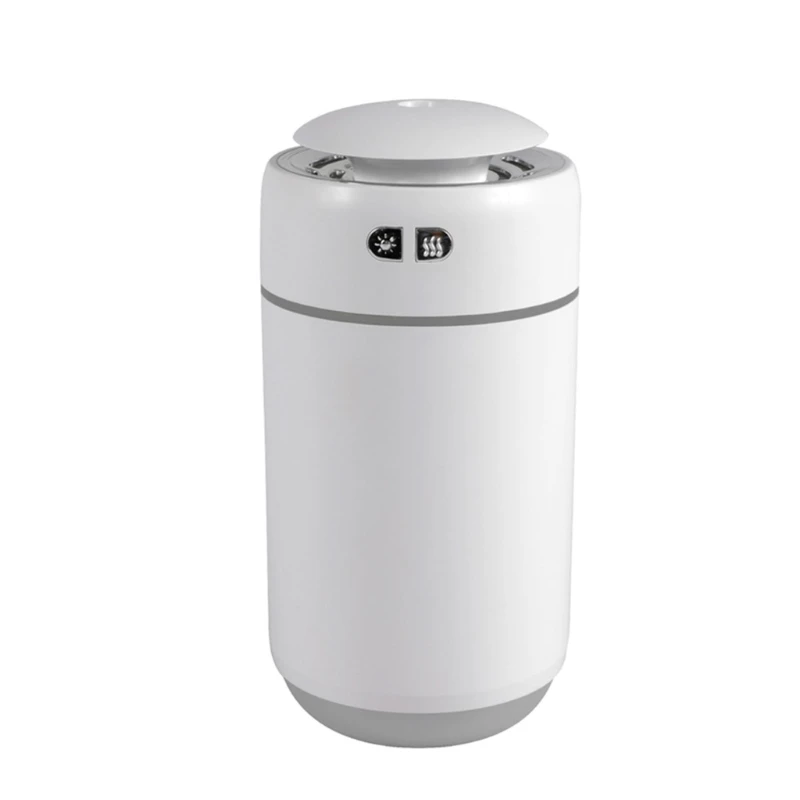 Mudança de cor LED Night Lamp Umidificador de ar Aroma Difusor 400ml para carro doméstico