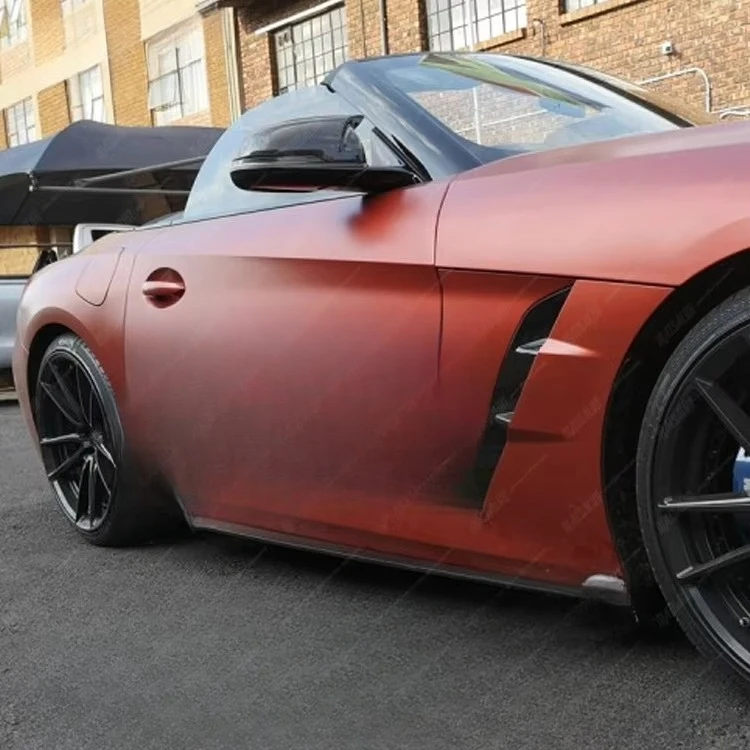 Z4 G29 طقم الجسم من ألياف الكربون لـ Z4 G29 ترقية الشفة الأمامية الخلفية الناشر الملحقات بوديكيت #4