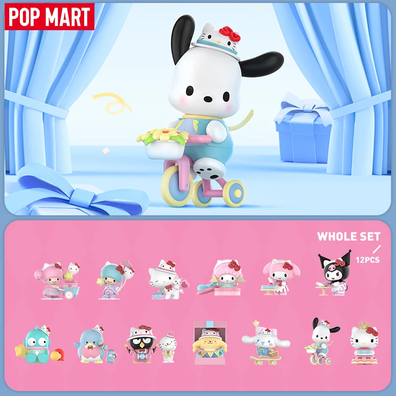 POP MART Sanrio Characters Hello Kitty 50th Anniversary Series Figures 1PC/12PCS POPMART Blind Box Figure