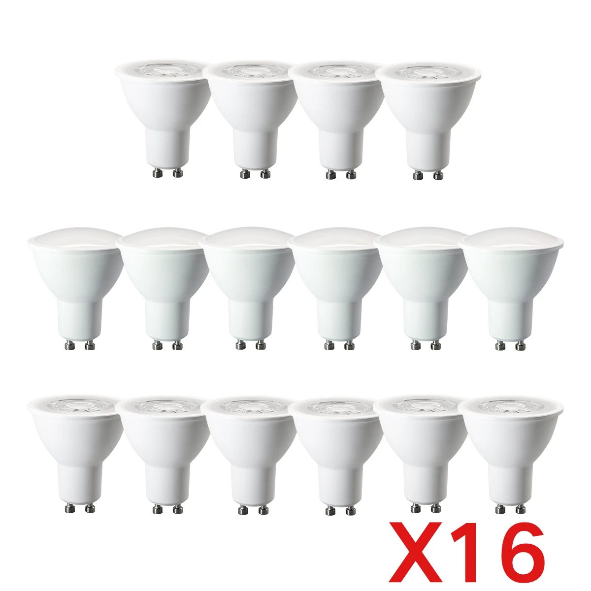 

16 шт. светодиодные точечные лампы GU10 лампы переменного тока 220 В 3 Вт 5 Вт 6 Вт 7 Вт 8 Вт 9 Вт светодиодные без мерцания естественное белое освещение 3000K 6000K для домашнего derec