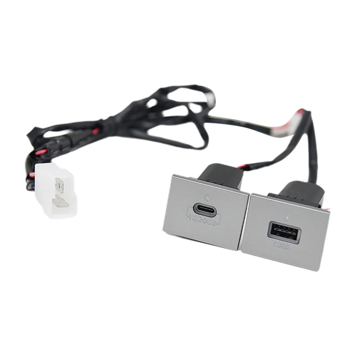 

Автомобильное зарядное устройство для телефона, двойной QC3.0 Type C PD, USB-порт для зарядки, адаптер питания для Ford Focus 2004-2011 Mk2, аксессуары