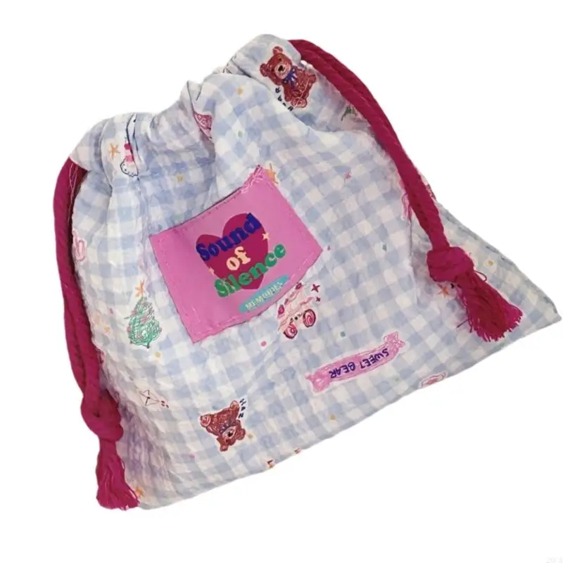 

Lovely Cosmetic Bag Portable Storage Drawstring Makeup Bag Small Storage Bag Drawstring Pocket 20CA