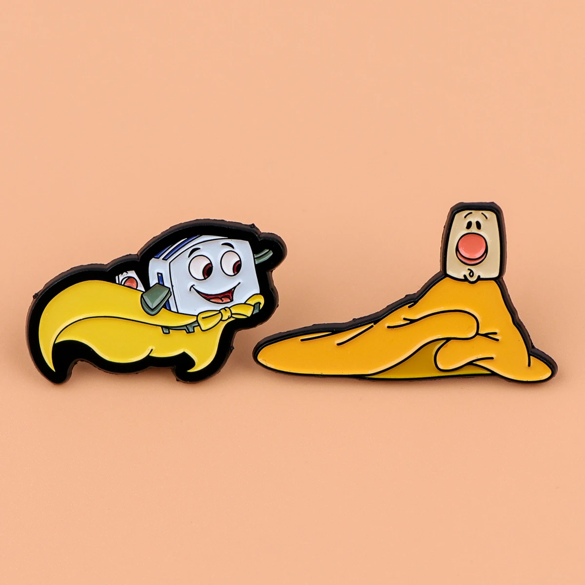 Cartoon Bread Maker Enamel Pin Brooches on Clothes Badge Bag Clothes Lapel Woman Men Jewelry Gift