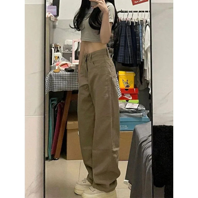 QWEEK Y2k Oversized Vintage Jeans Woman Baggy Streetwear Korean Fashion Harajuku Pants Spring Causal Sports Sweatpants Aesthetic