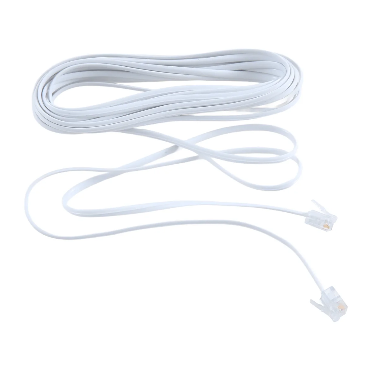 6P2C RJ11 macho a macho enchufe Cable de línea telefónica 5M TQ